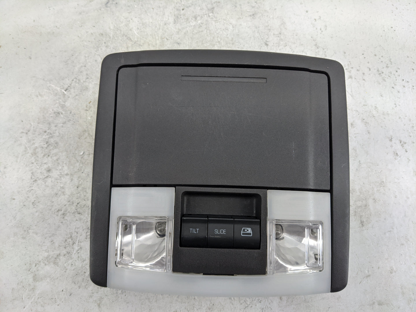 Ford F150 Overhead Console W/rear Climate Control Black - Oemusedautoparts1.com