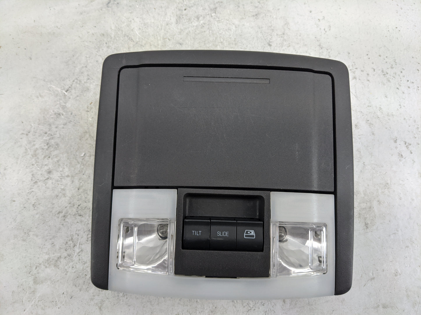 Ford F150 Overhead Console W/rear Climate Control Black - Oemusedautoparts1.com