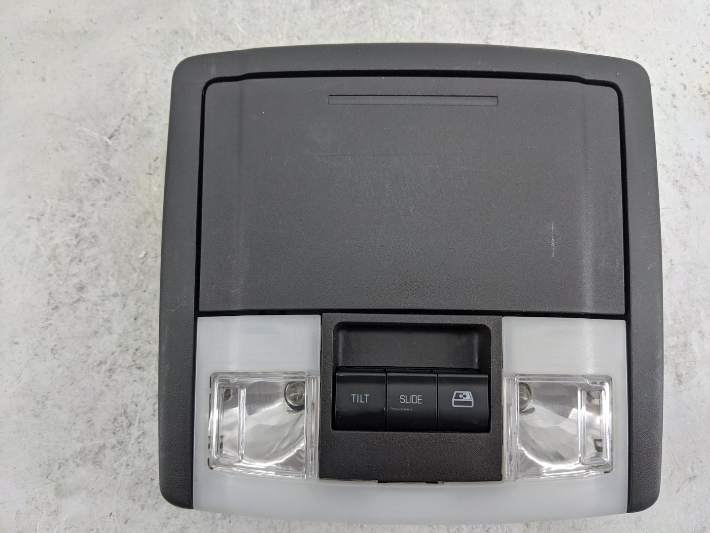 Ford F150 Overhead Console W/rear Climate Control Black - Oemusedautoparts1.com