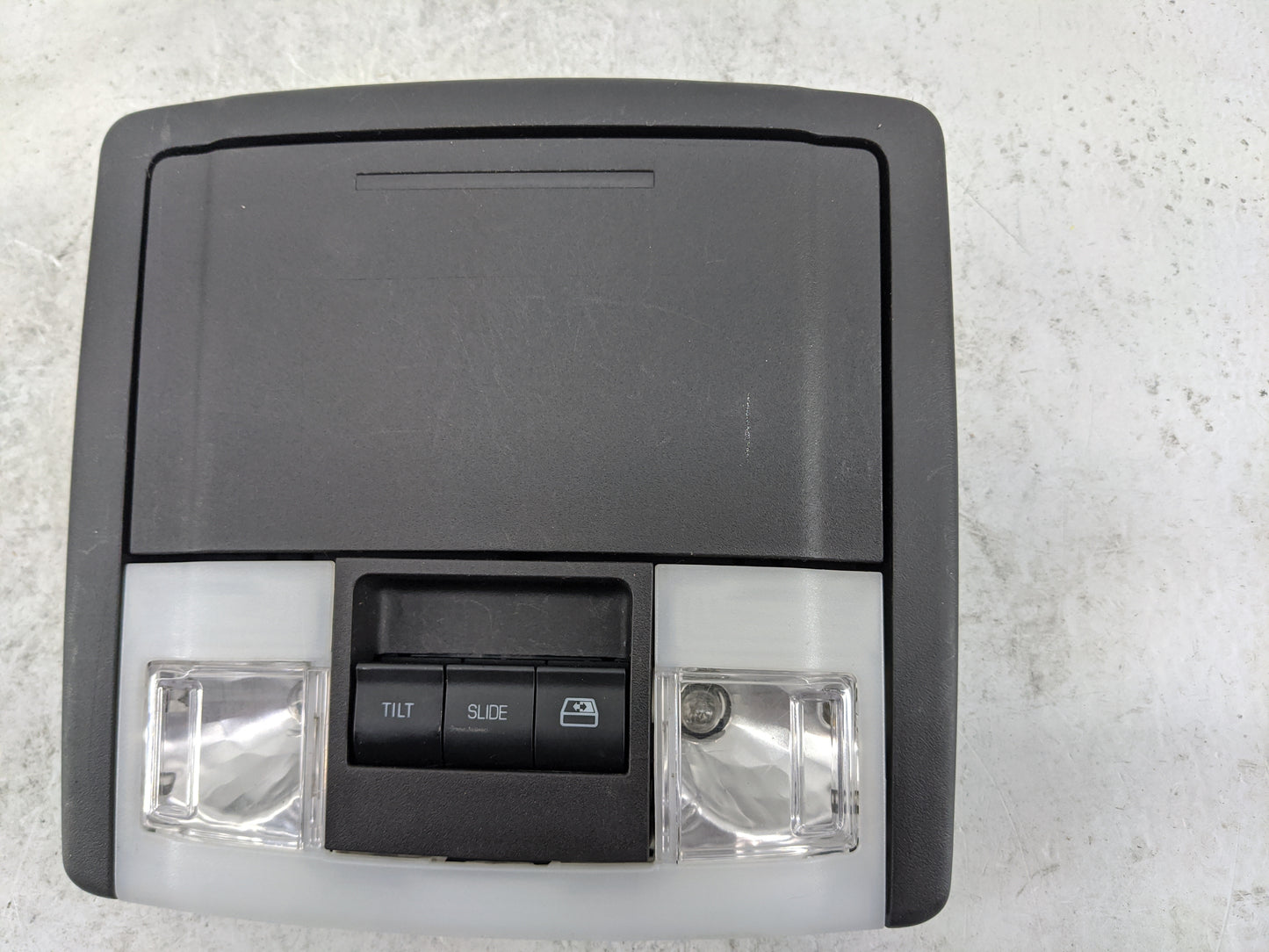 Ford F150 Overhead Console W/rear Climate Control Black - Oemusedautoparts1.com
