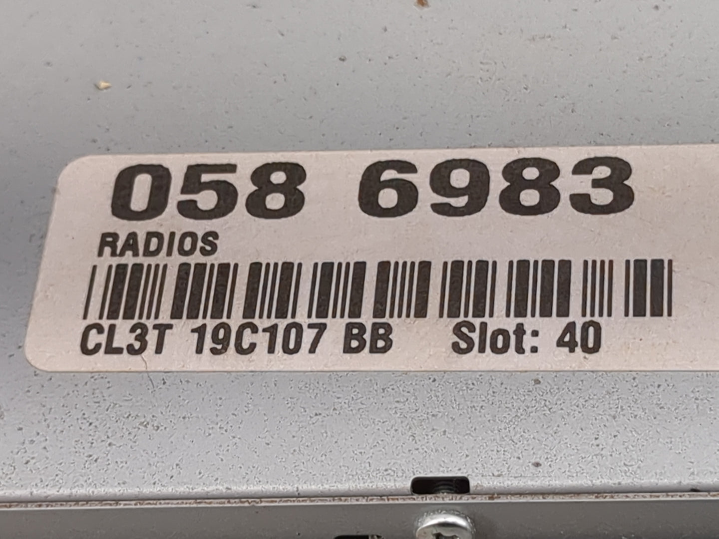 2013 Ford F150 Radio AM FM Cd Player Receiver Replacement P/N:PU-3535A-A CL3T 19C107 BB Fits OEM Used Auto Parts - Oemusedau