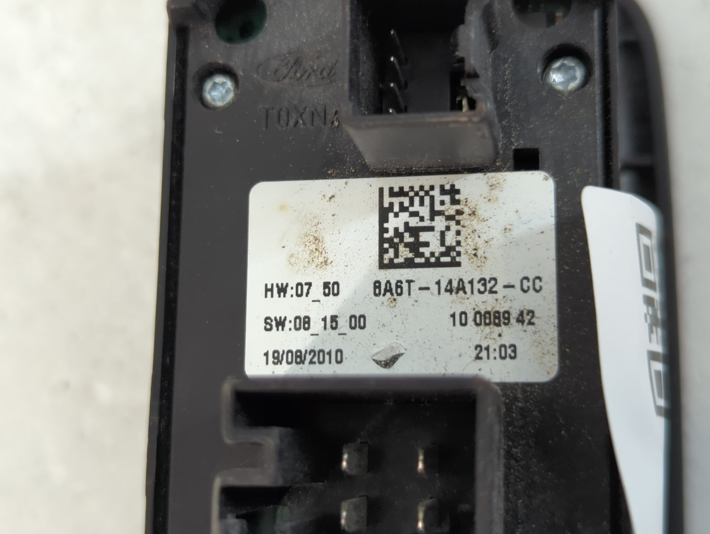 2011-2013 Ford Fiesta Master Power Window Switch Replacement Driver Side Left P/N:BA6T-14A132-CC Fits Fits 2011 2012 2013 OE