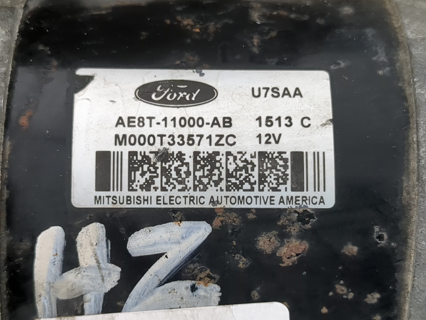 2011-2019 Ford Fiesta Car Starter Motor Solenoid OEM P/N:AE8T-11000-AB Fits Fits 2011 2012 2013 2014 2015 2016 2017 2018 201