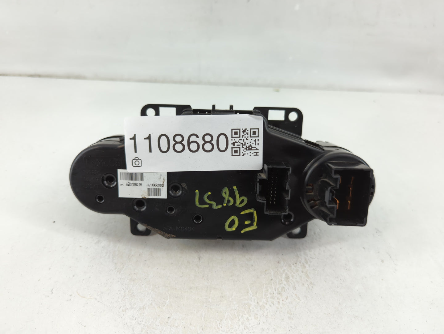 2011-2013 Ford Fiesta Climate Control Module Temperature AC/Heater Replacement P/N:AE83 19980 AH Fits Fits 2011 2012 2013 OE