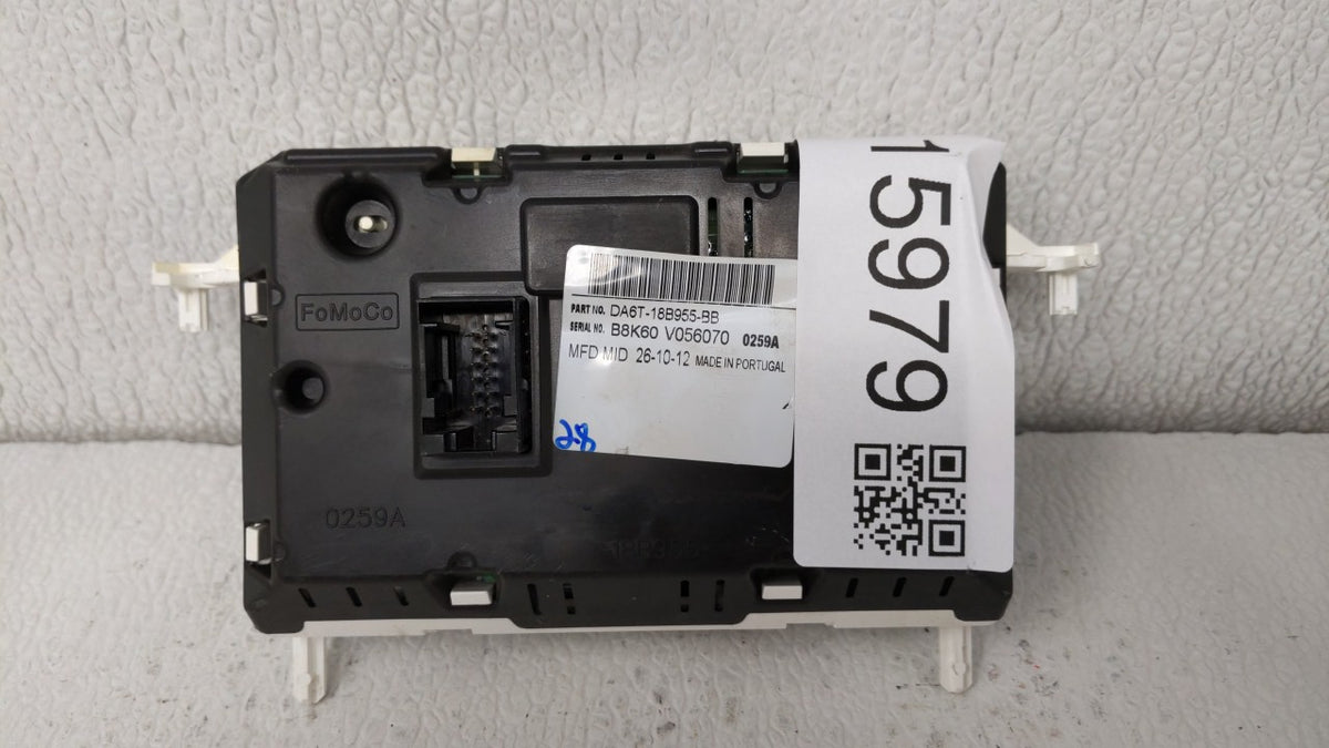 2013 Ford Fiesta Information Radio Display Screen - Oemusedautoparts1.com