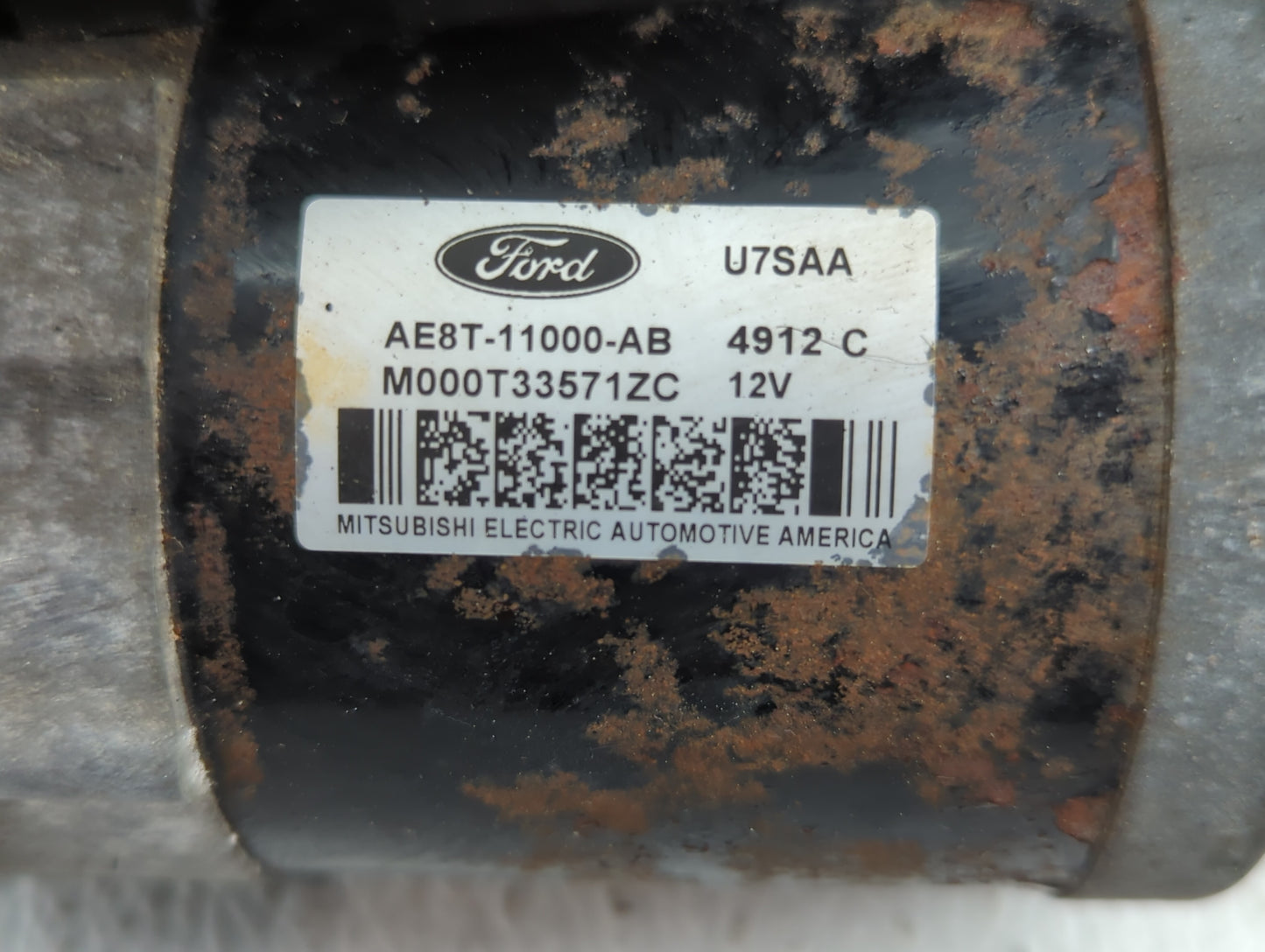 2011-2019 Ford Fiesta Car Starter Motor Solenoid OEM P/N:AE8T-11000-AB Fits Fits 2011 2012 2013 2014 2015 2016 2017 2018 201
