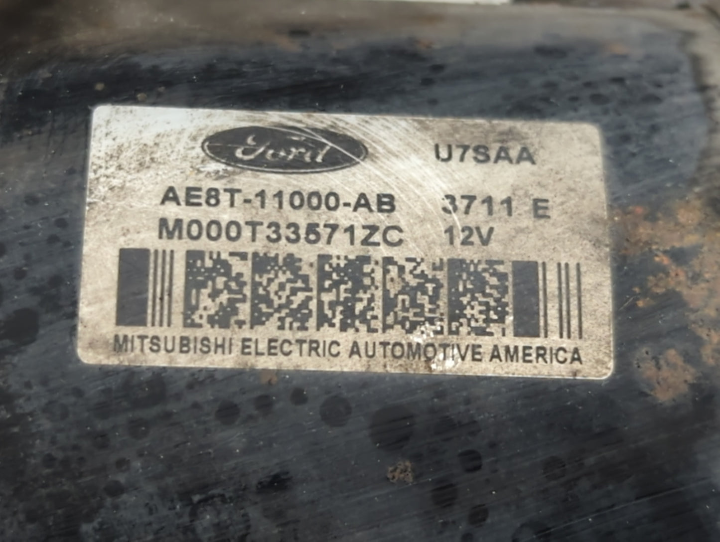 2011-2019 Ford Fiesta Car Starter Motor Solenoid OEM P/N:AE8T-11000-AB Fits Fits 2011 2012 2013 2014 2015 2016 2017 2018 201