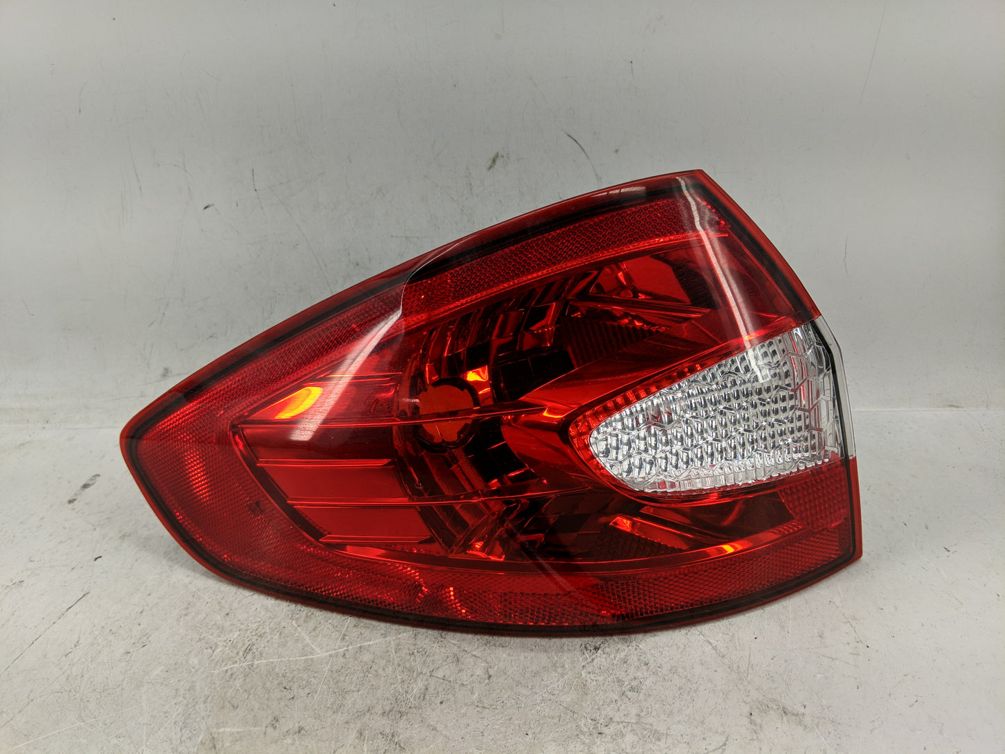2011-2013 Ford Fiesta Tail Light Assembly Driver Left OEM P/N:AE83-13B505-AC Fits Fits 2011 2012 2013 OEM Used Auto Parts - 