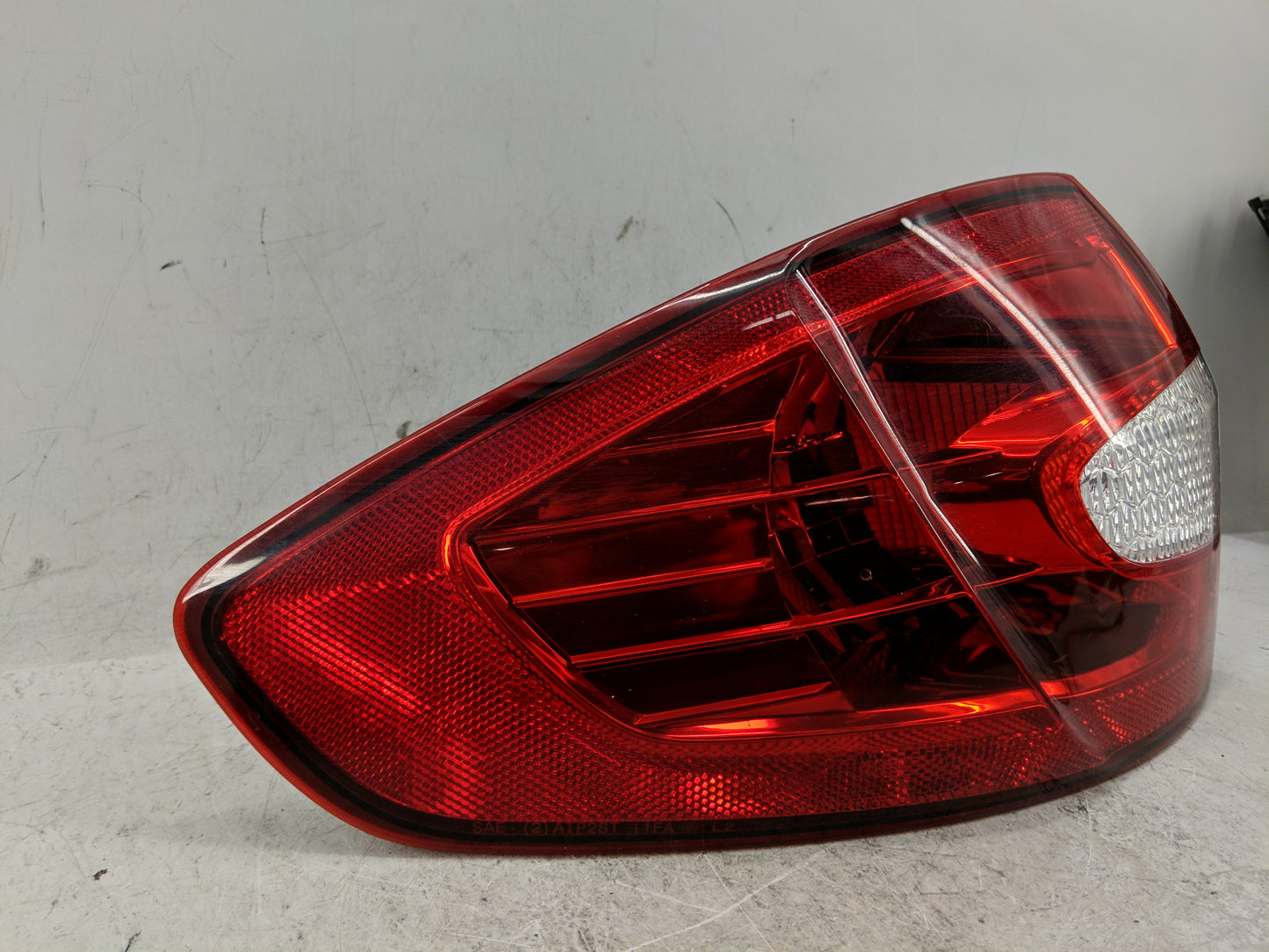 2011-2013 Ford Fiesta Tail Light Assembly Driver Left OEM P/N:AE83-13B505-AC Fits Fits 2011 2012 2013 OEM Used Auto Parts - 