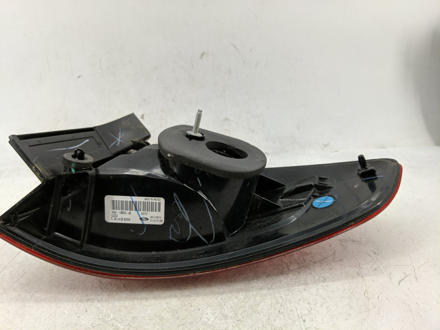 2011-2013 Ford Fiesta Tail Light Assembly Driver Left OEM P/N:AE83-13B505-AC Fits Fits 2011 2012 2013 OEM Used Auto Parts - 