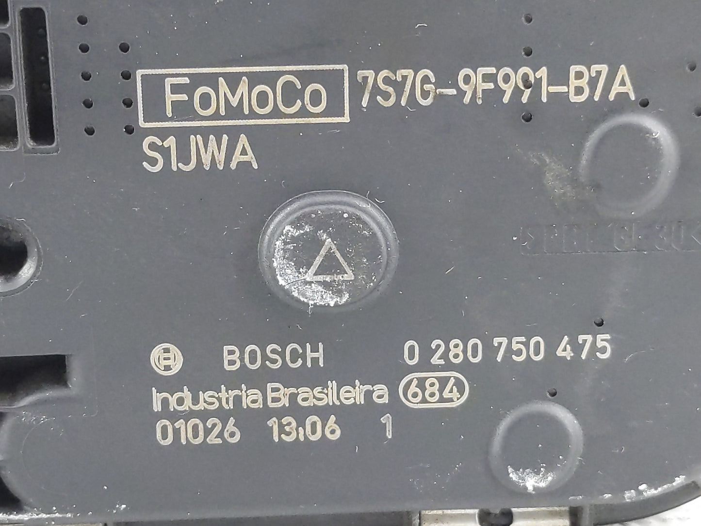 2011-2014 Ford Fiesta Throttle Body P/N:0 280 750 560 7S7G-9F991-B7A Fits Fits 2011 2012 2013 2014 OEM Used Auto Parts - Oem