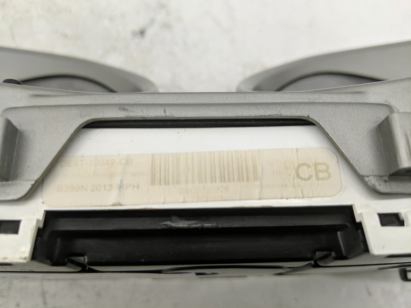 2013 Ford Fiesta Instrument Cluster Speedometer Gauges P/N:DE8T-10849-CB Fits OEM Used Auto Parts - Oemusedautoparts1.com