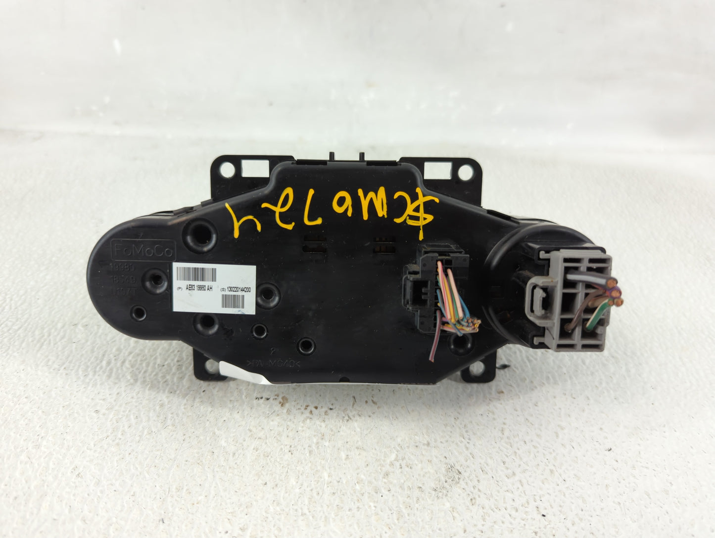 2011-2013 Ford Fiesta Climate Control Module Temperature AC/Heater Replacement P/N:AE83 19980 AH Fits Fits 2011 2012 2013 OE