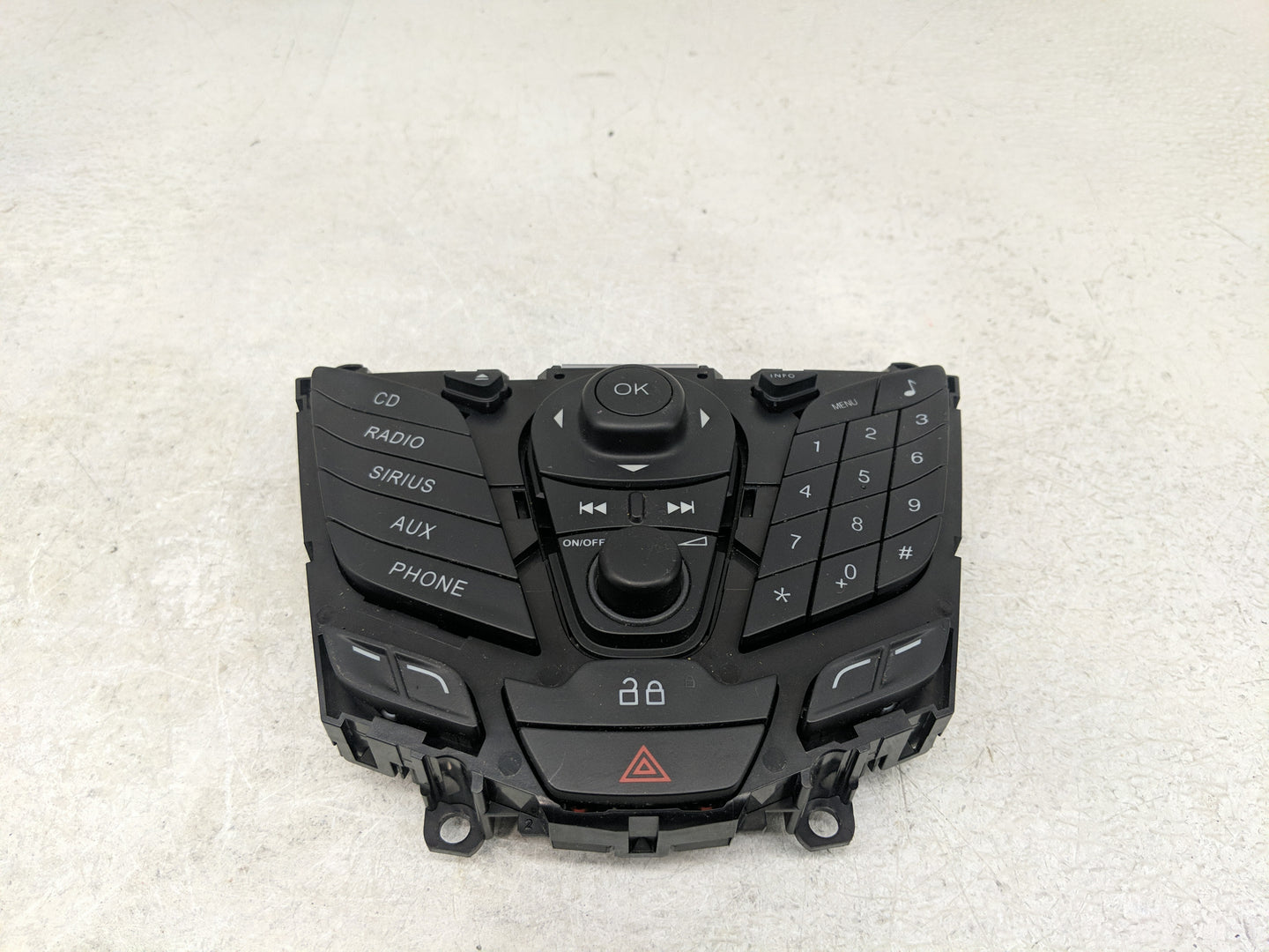 2013 Ford Fiesta Radio AM FM Cd Player Receiver Replacement P/N:AE8T18K811BB Fits OEM Used Auto Parts - Oemusedautoparts1.co