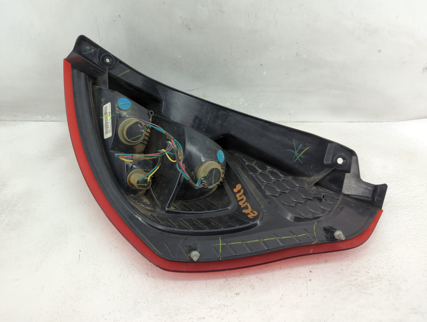 2011-2013 Ford Fiesta Tail Light Assembly Driver Left OEM P/N:AE83-13B505-BG Fits Fits 2011 2012 2013 OEM Used Auto Parts - 