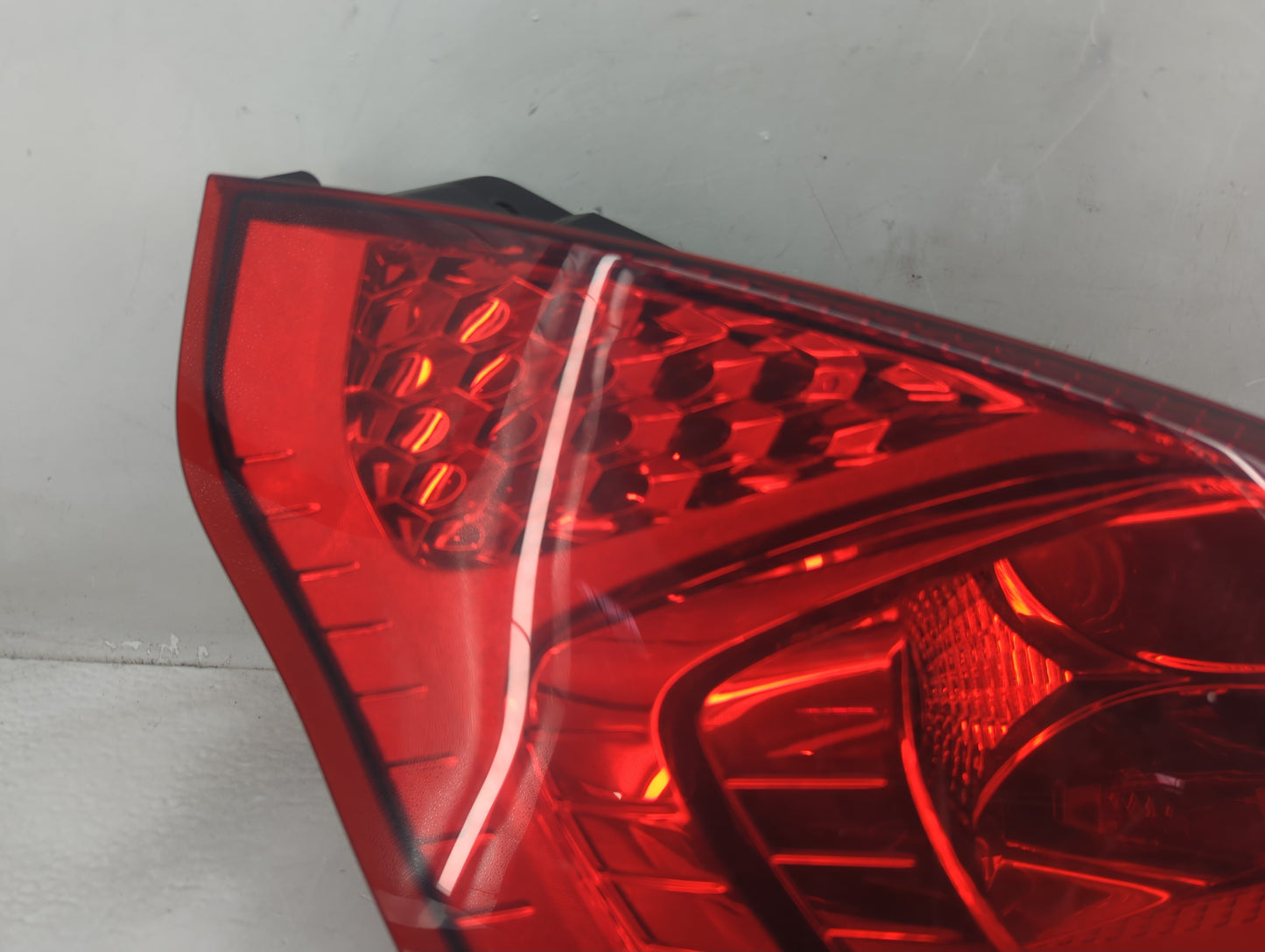 2011-2013 Ford Fiesta Tail Light Assembly Driver Left OEM P/N:AE83-13B505-BG Fits Fits 2011 2012 2013 OEM Used Auto Parts - 