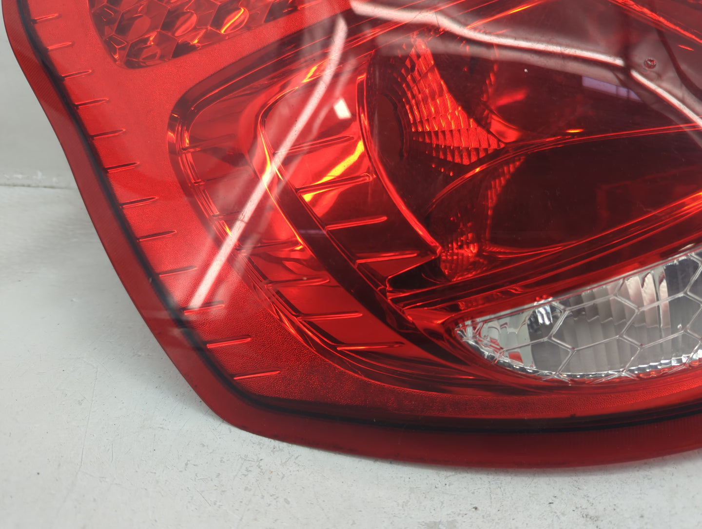 2011-2013 Ford Fiesta Tail Light Assembly Driver Left OEM P/N:AE83-13B505-BG Fits Fits 2011 2012 2013 OEM Used Auto Parts - 