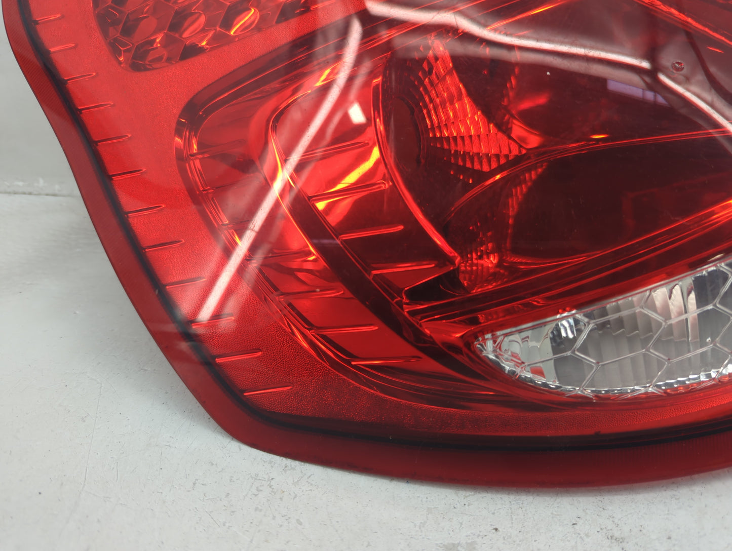2011-2013 Ford Fiesta Tail Light Assembly Driver Left OEM P/N:AE83-13B505-BG Fits Fits 2011 2012 2013 OEM Used Auto Parts - 