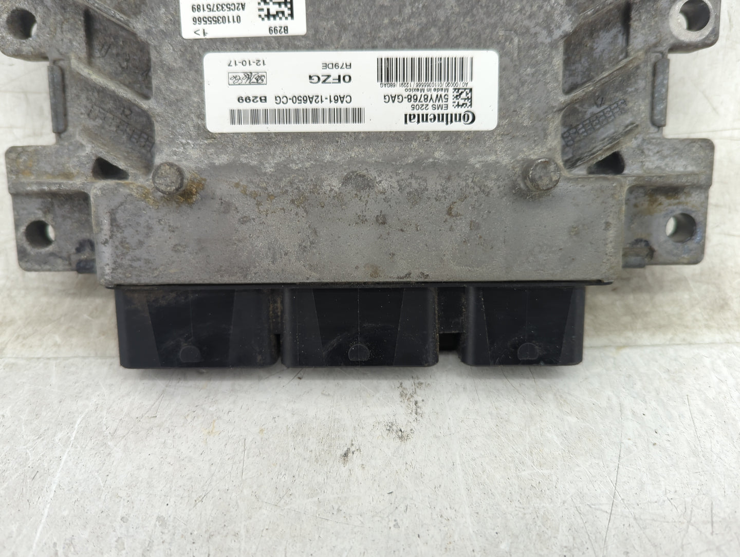 2012-2013 Ford Fiesta PCM Engine Control Computer ECU ECM PCU OEM P/N:CA61-12A650-CG Fits Fits 2012 2013 OEM Used Auto Parts
