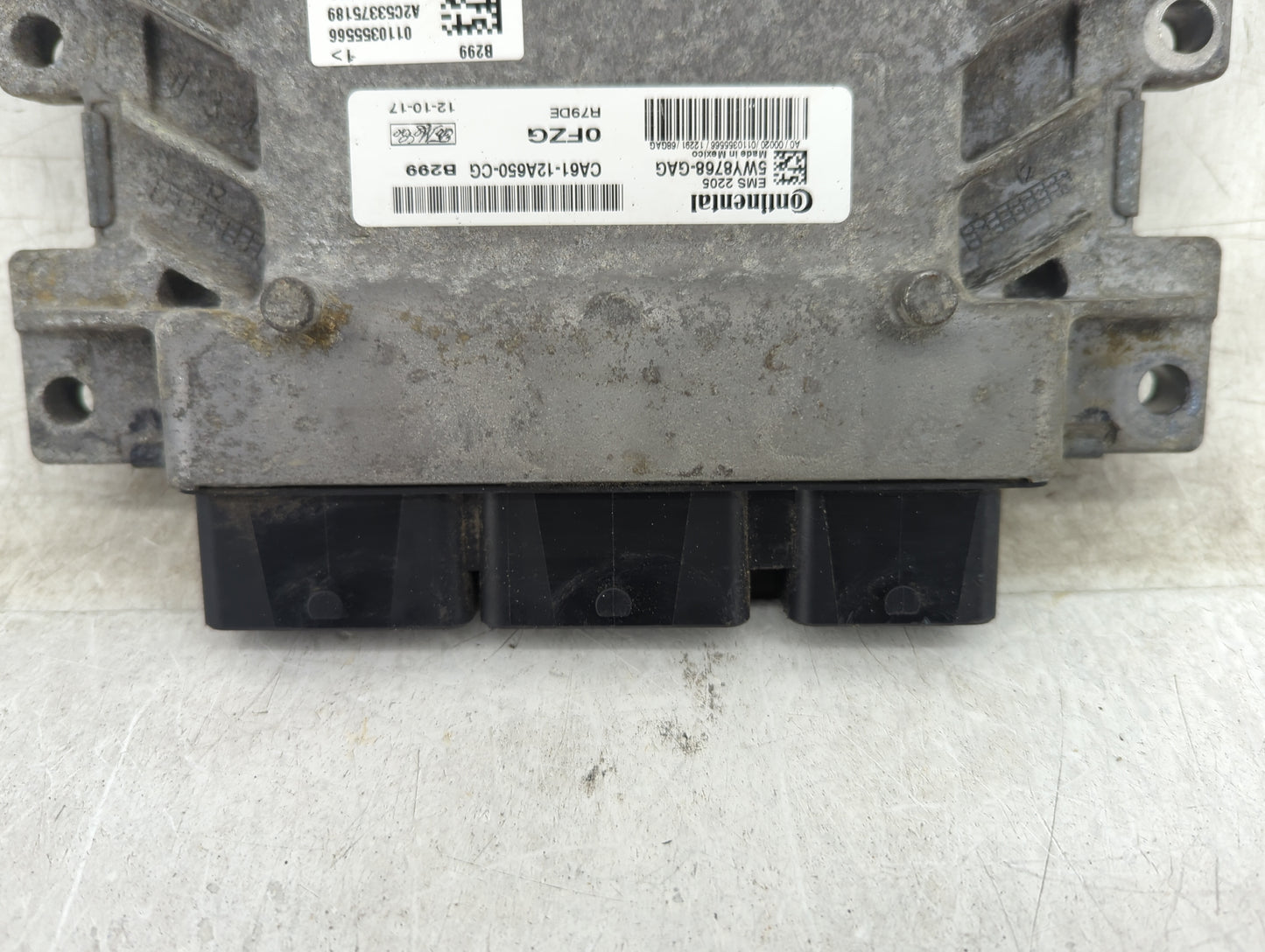 2012-2013 Ford Fiesta PCM Engine Control Computer ECU ECM PCU OEM P/N:CA61-12A650-CG Fits Fits 2012 2013 OEM Used Auto Parts