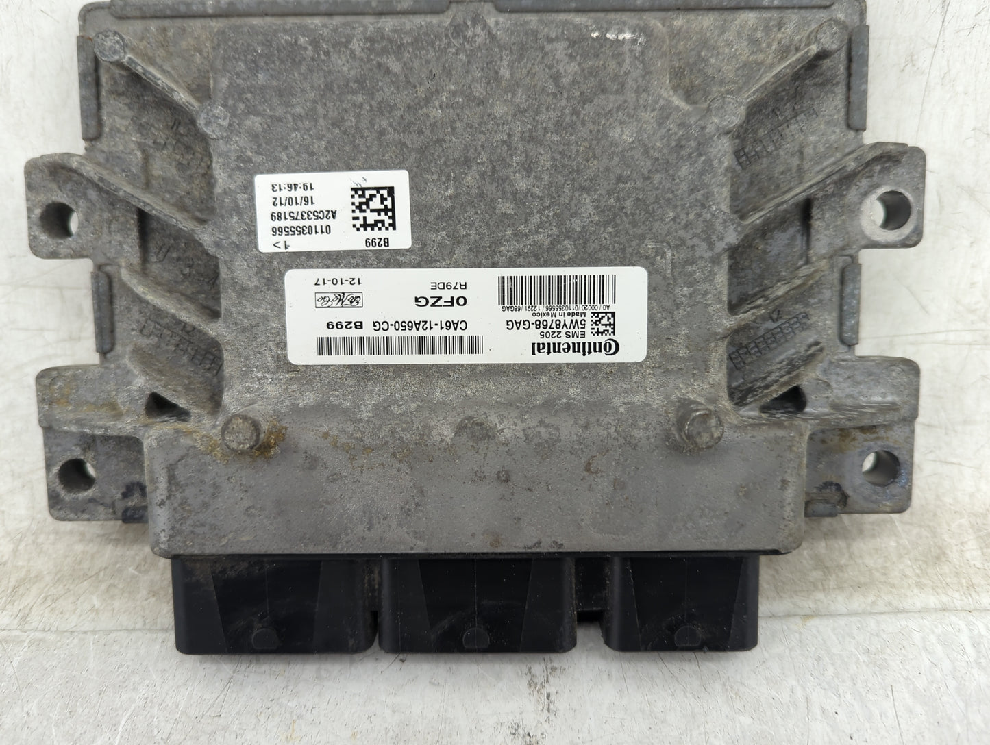 2012-2013 Ford Fiesta PCM Engine Control Computer ECU ECM PCU OEM P/N:CA61-12A650-CG Fits Fits 2012 2013 OEM Used Auto Parts