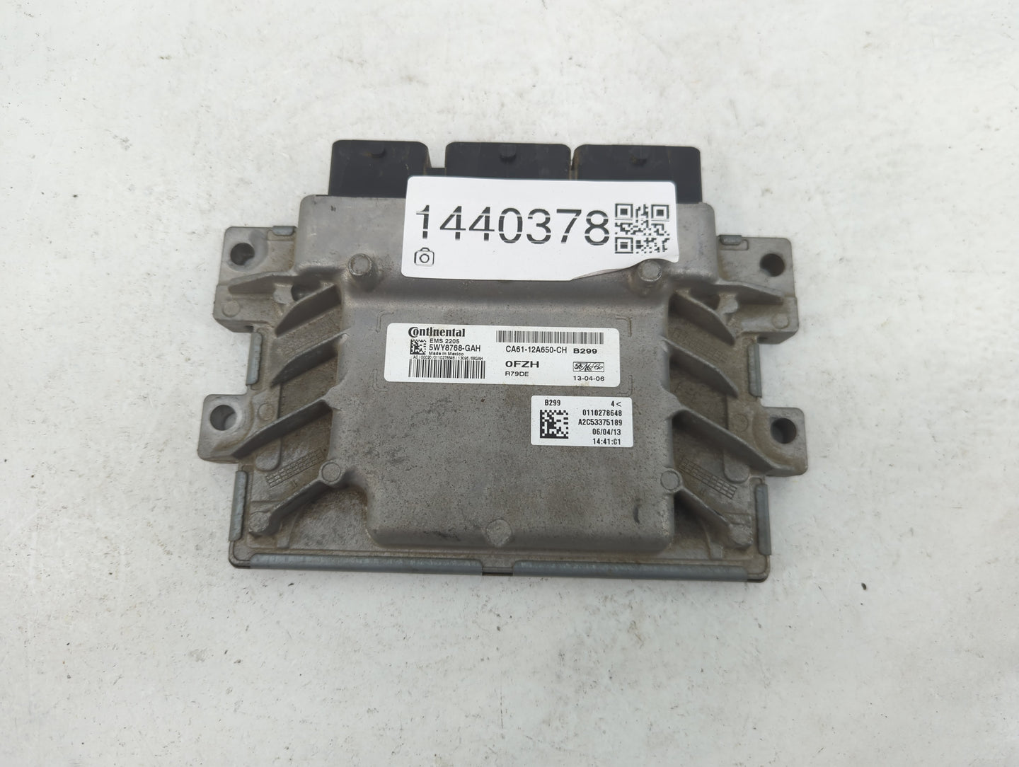 2012-2013 Ford Fiesta PCM Engine Control Computer ECU ECM PCU OEM P/N:5WY8768-GAH CA61-12A650-CH Fits Fits 2012 2013 OEM Use
