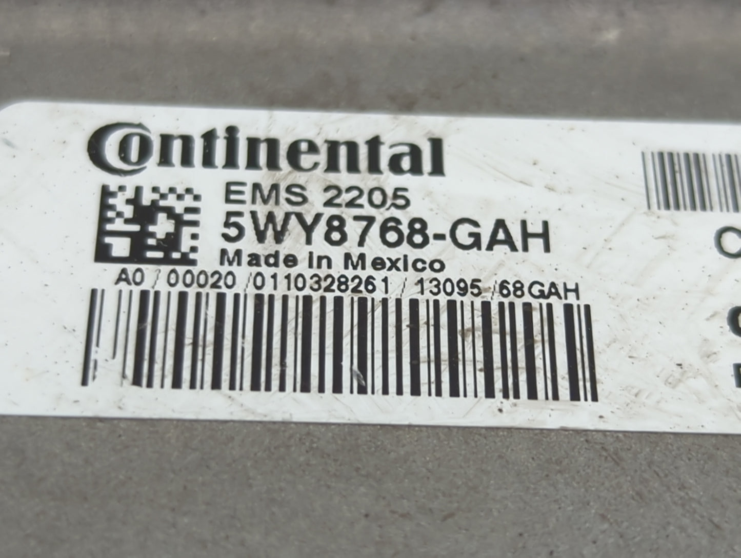 2012-2013 Ford Fiesta PCM Engine Control Computer ECU ECM PCU OEM P/N:5WY8768-GAH CA61-12A650-CH Fits Fits 2012 2013 OEM Use