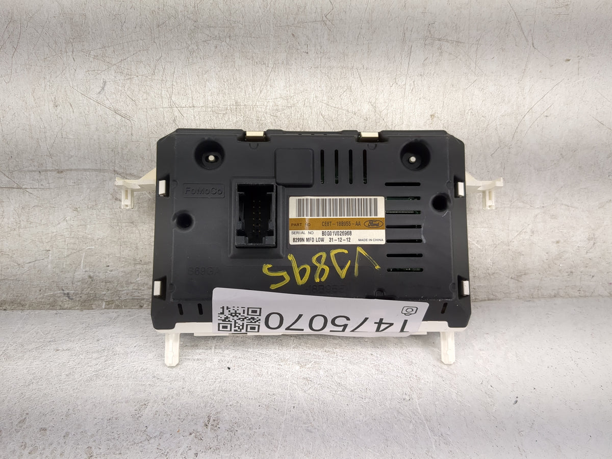 2013 Ford Fiesta Information Radio Display Screen 1475070 - Oemusedautoparts1.com
