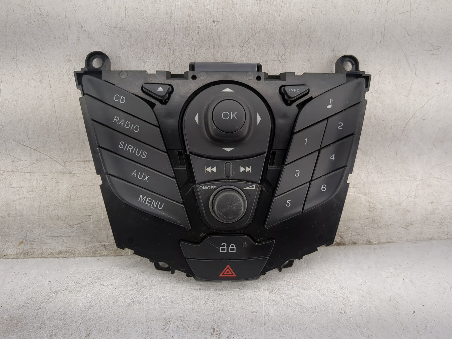 2013-2013 Ford Fiesta Radio Control Panel Black - Oemusedautoparts1.com