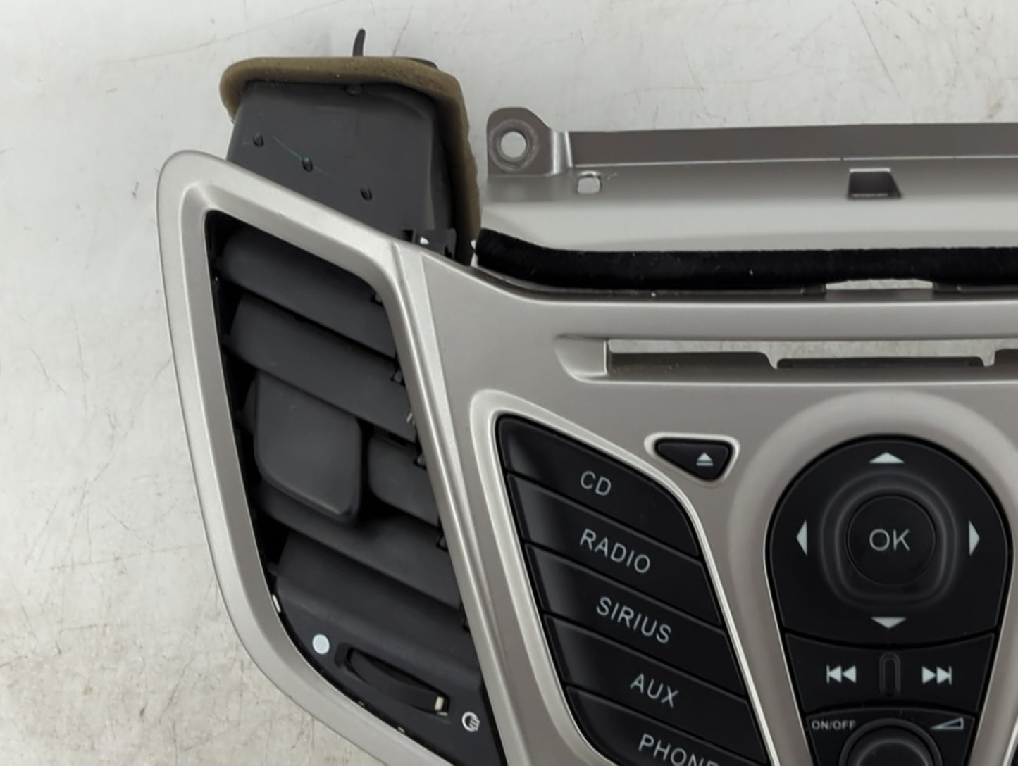 2013-2013 Ford Fiesta Radio Control Panel Silver 1476460 - Oemusedautoparts1.com