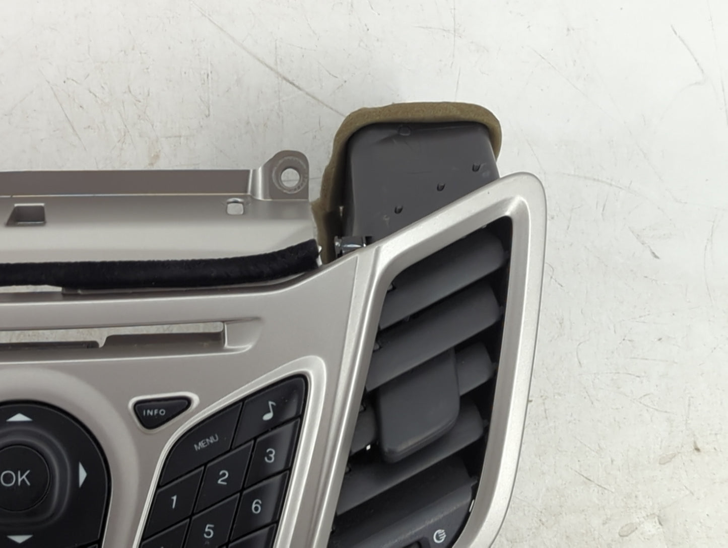 2013-2013 Ford Fiesta Radio Control Panel Silver 1476460 - Oemusedautoparts1.com