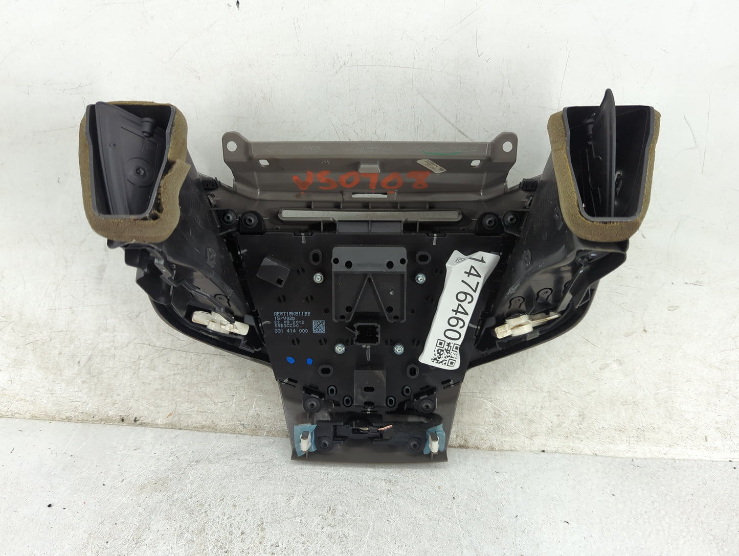 2013-2013 Ford Fiesta Radio Control Panel Silver 1476460 - Oemusedautoparts1.com
