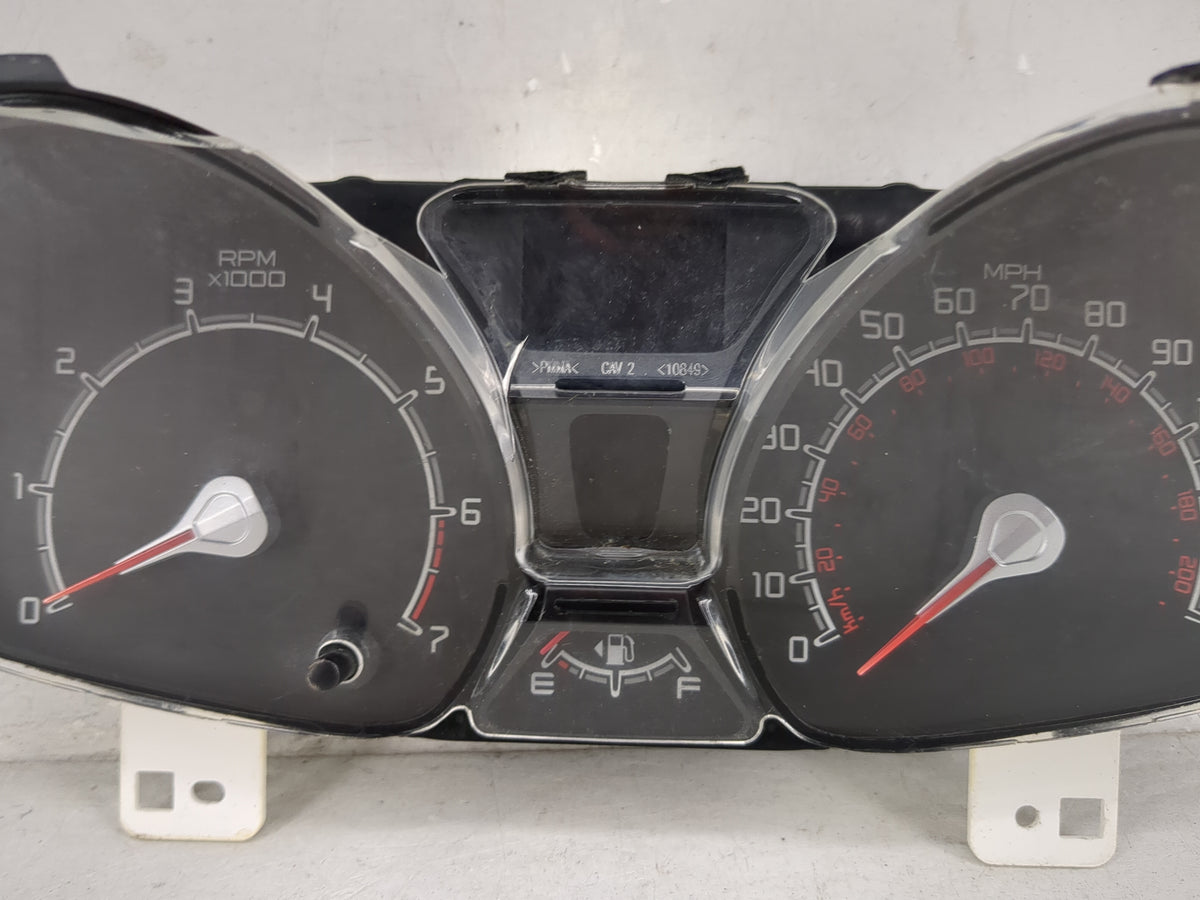 2012-2013 Ford Fiesta Instrument Cluster Speedometer Gauges P/N:DE8T-10849-CA 10894-CA Miles:92K Fits Fits 2012 2013 OEM Use