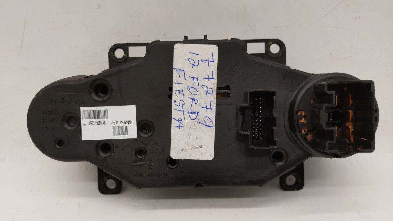 2011-2013 Ford Fiesta Climate Control Module Temperature AC/Heater Replacement P/N:AE83 19980 AE AE83 19980 AF Fits OEM Used