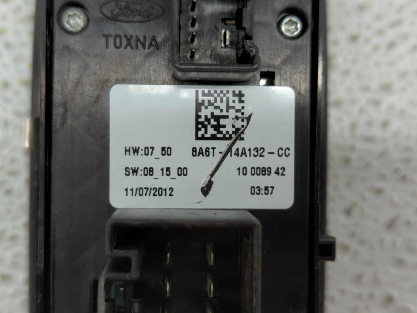 2011-2013 Ford Fiesta Master Power Window Switch Replacement Driver Side Left P/N:8A6T-14A132-CC Fits Fits 2011 2012 2013 OE