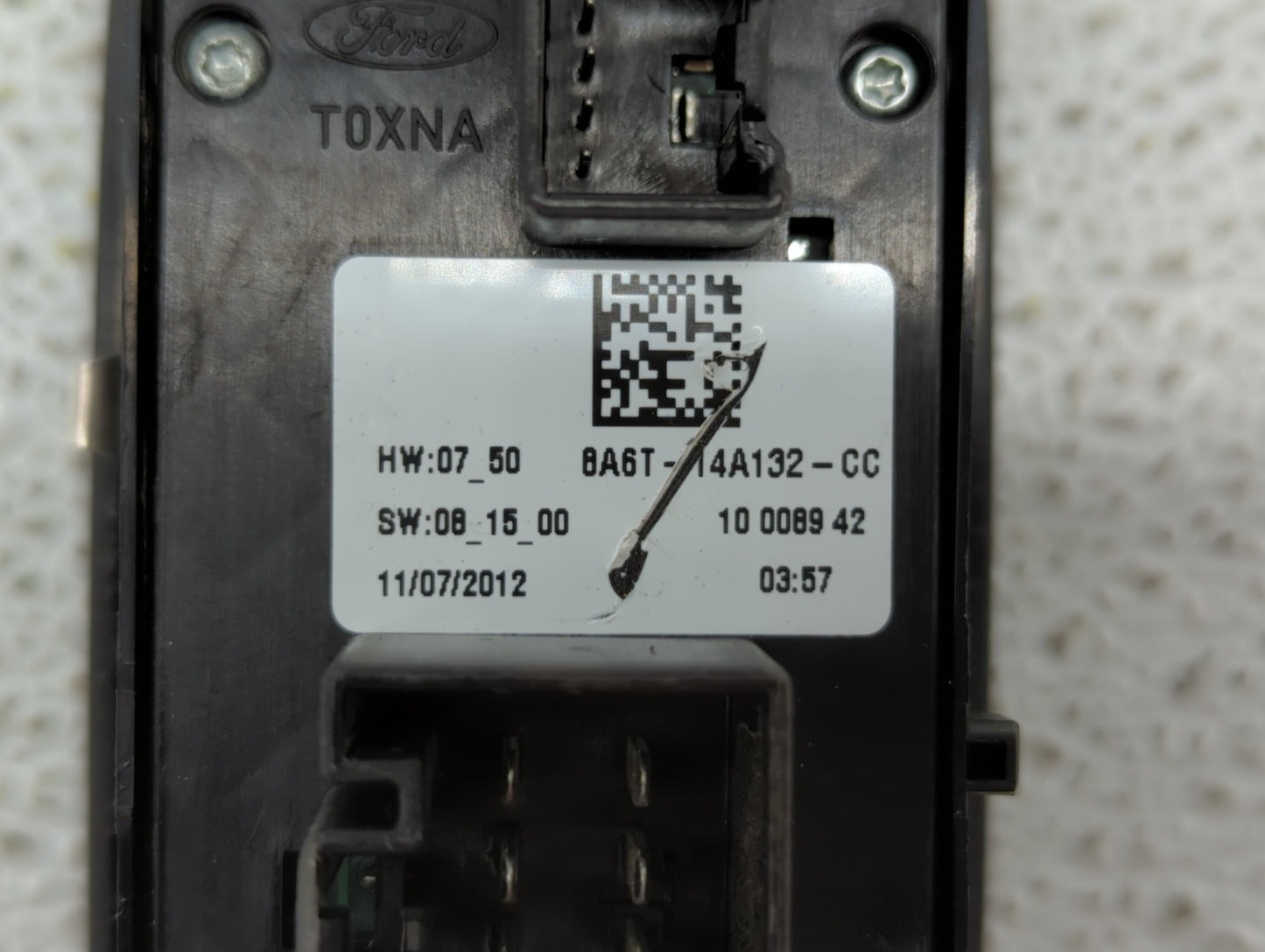 2011-2013 Ford Fiesta Master Power Window Switch Replacement Driver Side Left P/N:8A6T-14A132-CC Fits Fits 2011 2012 2013 OE