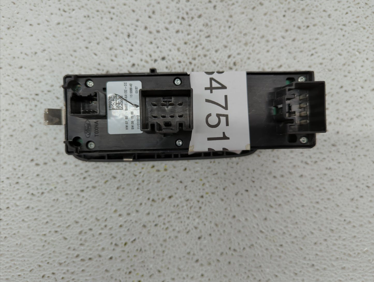 2011-2013 Ford Fiesta Master Power Window Switch Replacement Driver Side Left P/N:8A6T-14A132-CC Fits Fits 2011 2012 2013 OE