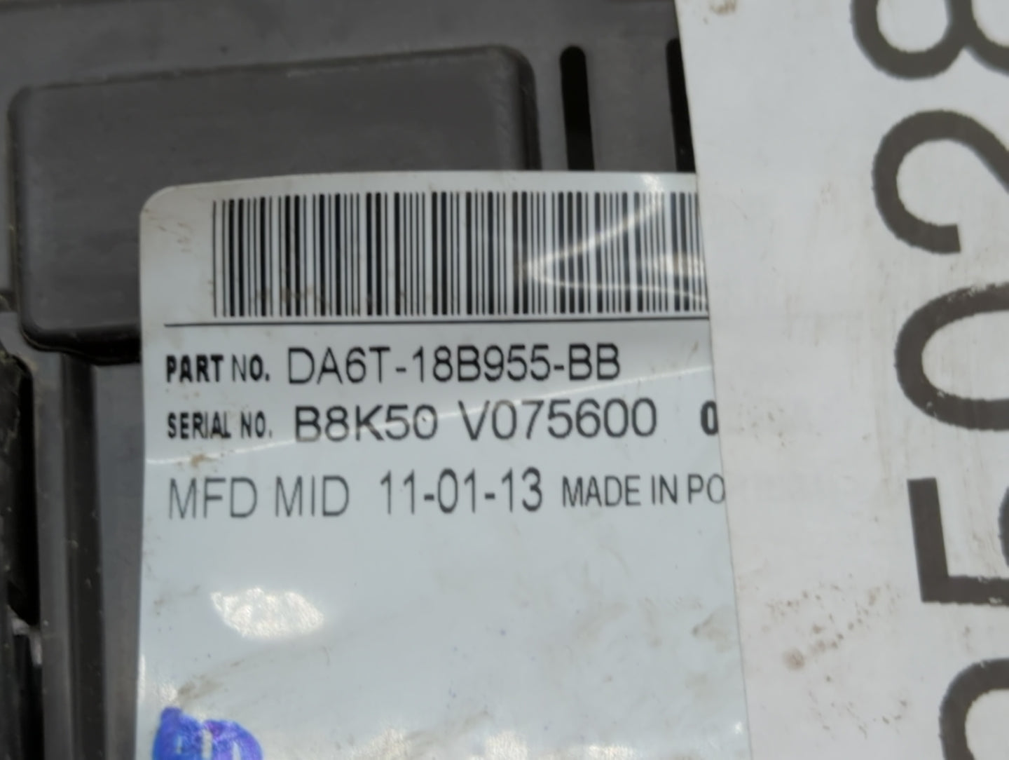 2013 Ford Fiesta Information Display Screen - Oemusedautoparts1.com
