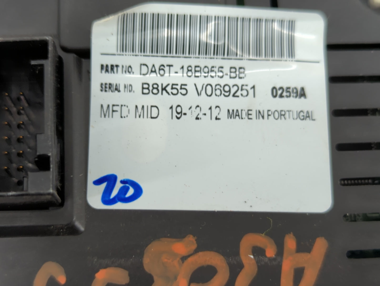 2013 Ford Fiesta Information Display Screen 380224 - Oemusedautoparts1.com