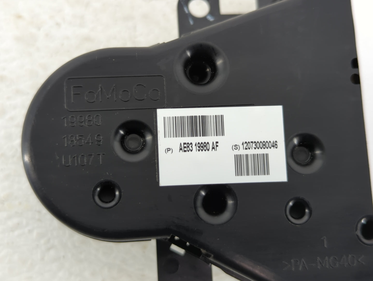 2011-2013 Ford Fiesta Climate Control Module Temperature AC/Heater Replacement P/N:AE83-19980-AE AE83-19980-AF Fits OEM Used