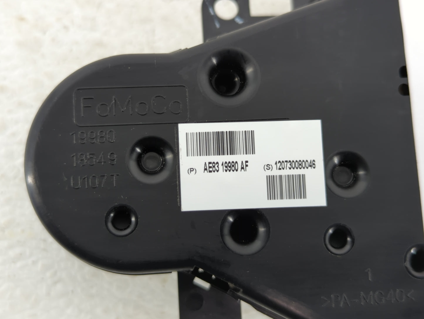 2011-2013 Ford Fiesta Climate Control Module Temperature AC/Heater Replacement P/N:AE83-19980-AE AE83-19980-AF Fits OEM Used