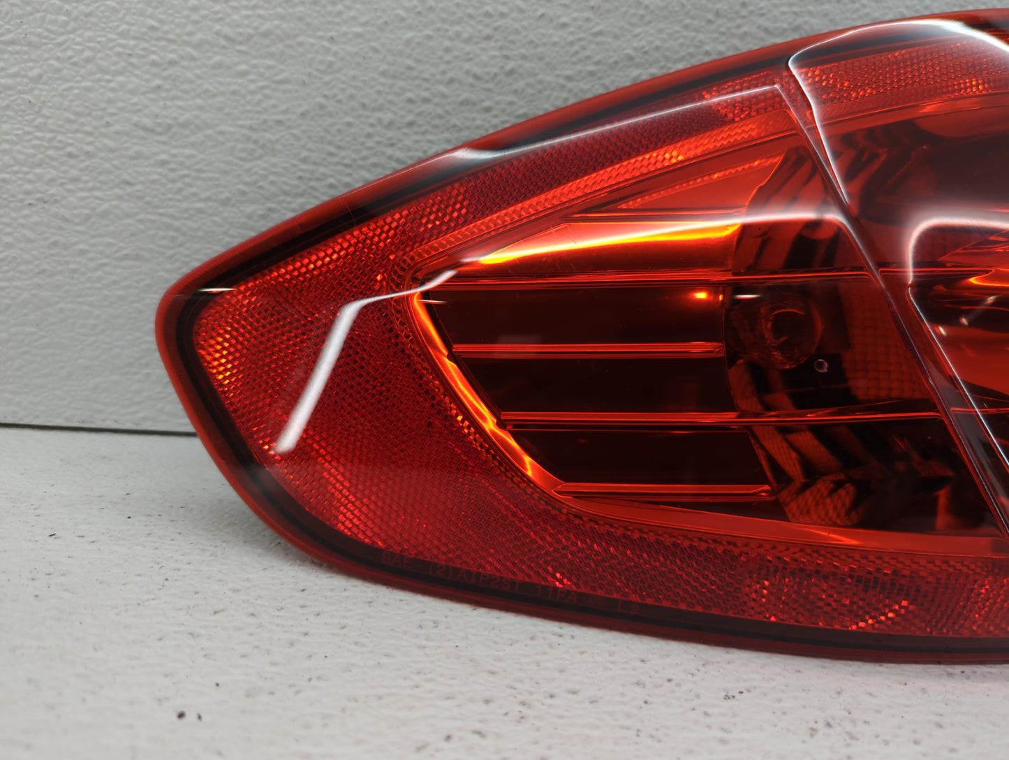 2011-2013 Ford Fiesta Tail Light Assembly Driver Left OEM P/N:AE83-13B505-AC Fits Fits 2011 2012 2013 OEM Used Auto Parts - 