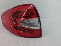 2011-2013 Ford Fiesta Tail Light Assembly Driver Left OEM P/N:AE83-13B505-AC Fits Fits 2011 2012 2013 OEM Used Auto Parts - 