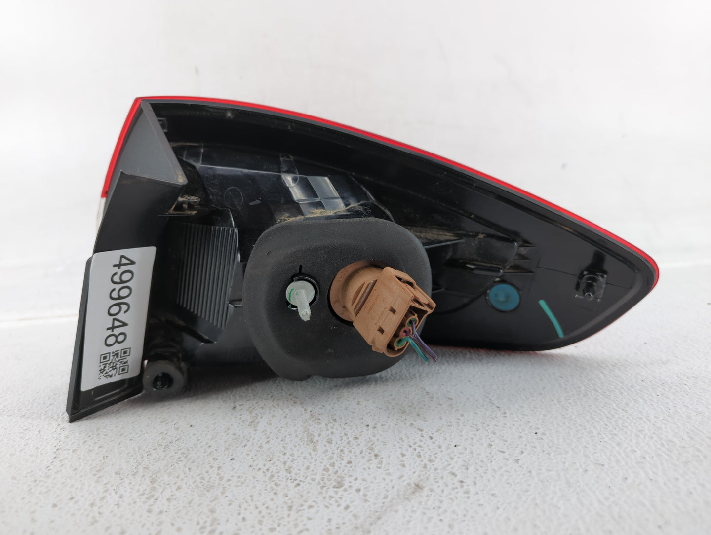 2011-2013 Ford Fiesta Tail Light Assembly Driver Left OEM P/N:AE83-13B505-AC Fits Fits 2011 2012 2013 OEM Used Auto Parts - 