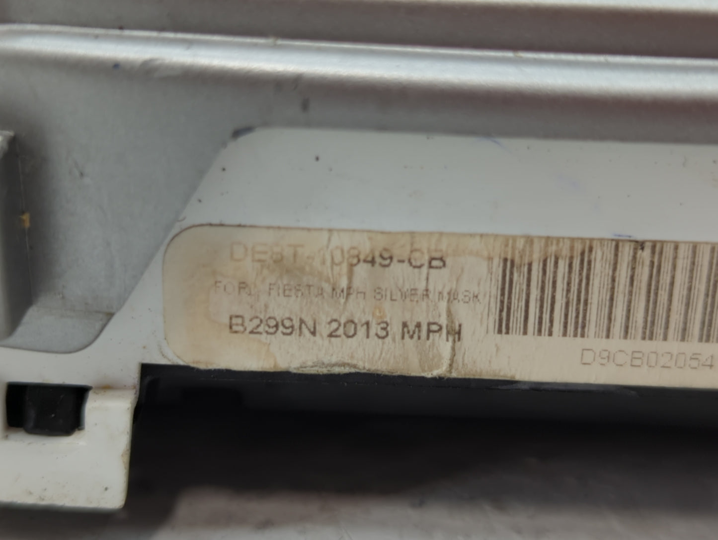 2012-2013 Ford Fiesta Instrument Cluster Speedometer Gauges P/N:DE8T-10849-CB Fits Fits 2012 2013 OEM Used Auto Parts - Oemu