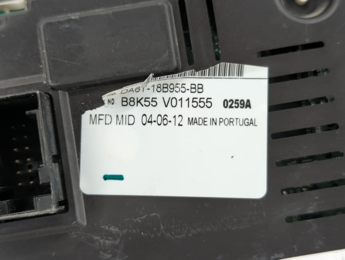 2013 Ford Fiesta Radio AM FM Cd Player Receiver Replacement P/N:DA6T-18B955-BB OEM Used Auto Parts - Oemusedautoparts1.com