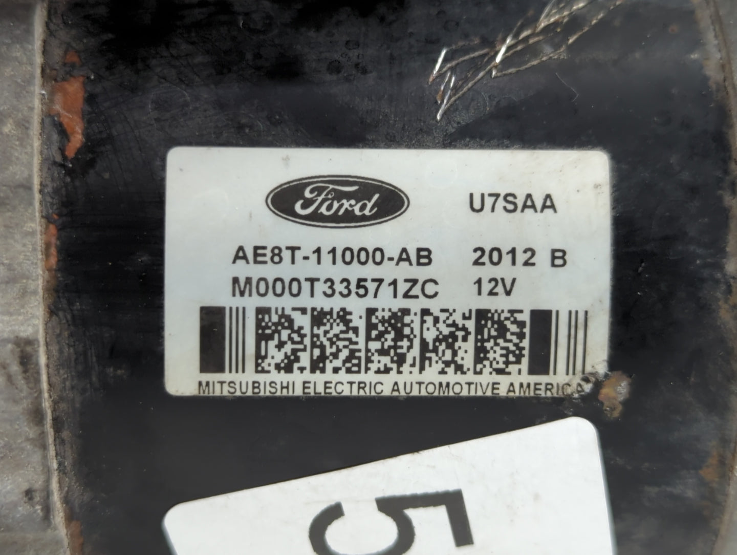 2011-2019 Ford Fiesta Car Starter Motor Solenoid OEM P/N:M000T33571ZC AE8T-11000-AB Fits OEM Used Auto Parts - Oemusedautopa
