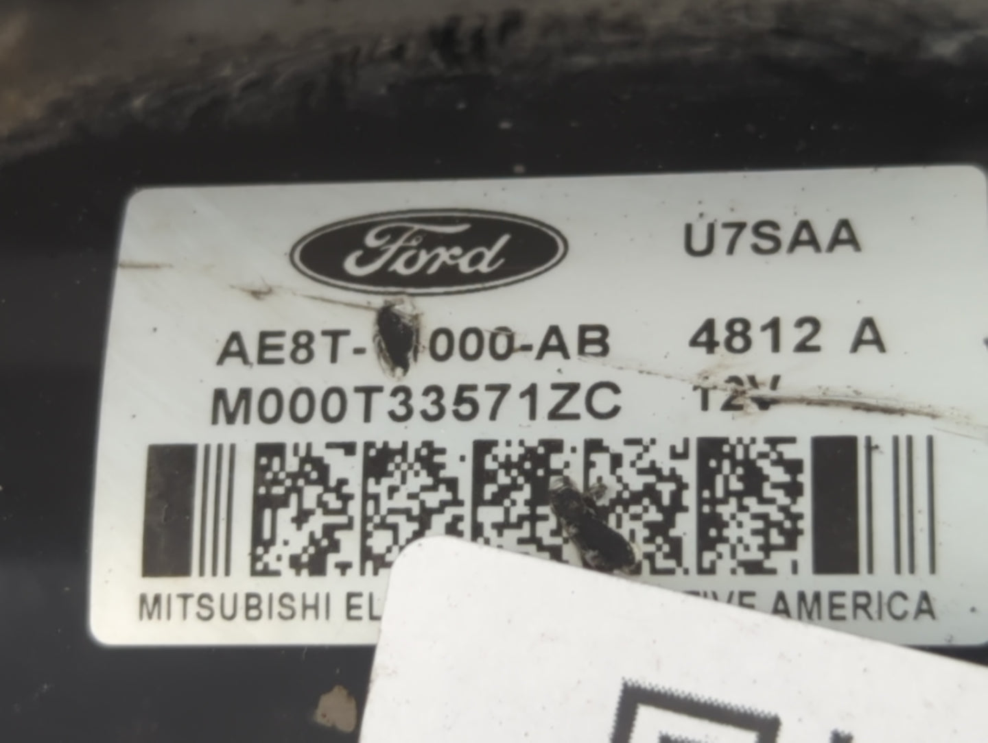 2011-2019 Ford Fiesta Car Starter Motor Solenoid OEM P/N:AE8T-11000-AB Fits Fits 2011 2012 2013 2014 2015 2016 2017 2018 201