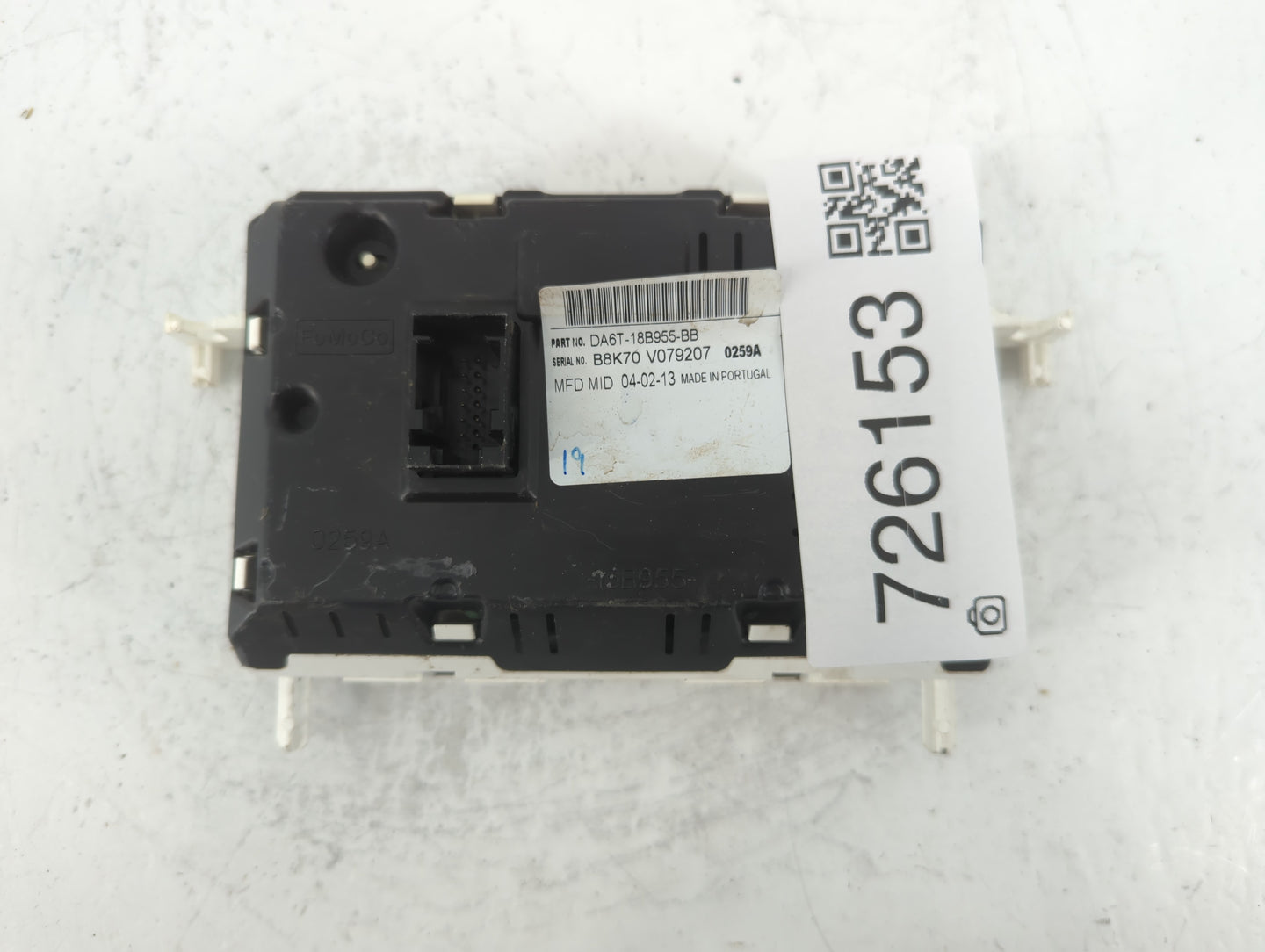 2013 Ford Fiesta Information Display Screen - Oemusedautoparts1.com