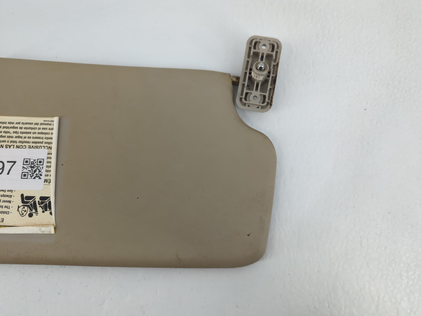 2011-2013 Ford Fiesta Sun Visor Shade Replacement Driver Left Mirror Fits Fits 2011 2012 2013 OEM Used Auto Parts - Oemuseda